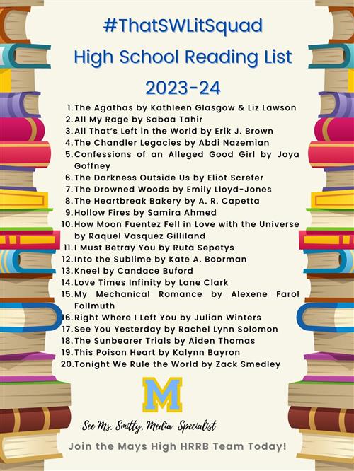 Summer Reading List